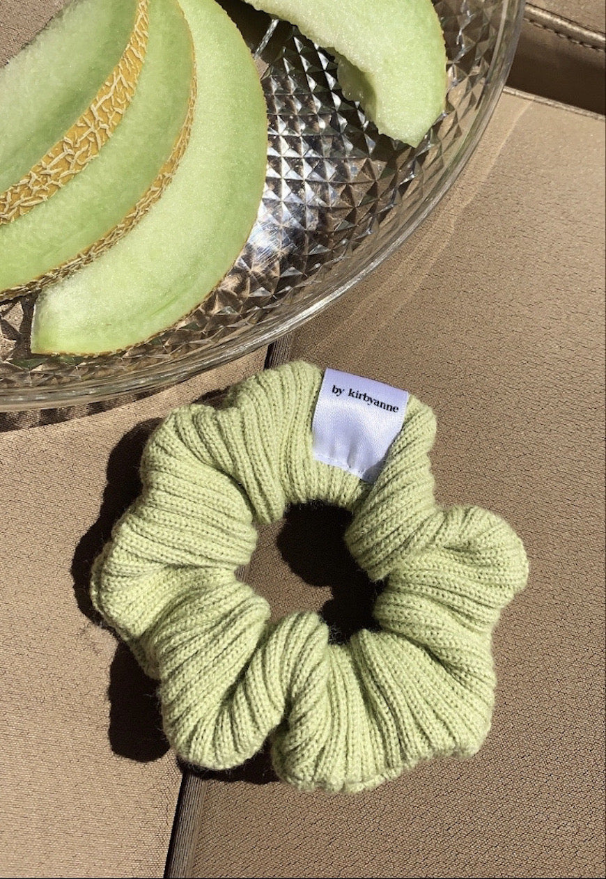 by kirbyanne Tali Scrunchie in Lime Cream