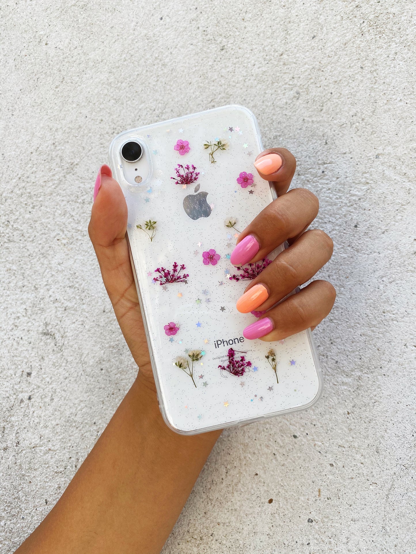 Darcy Floral iPhone Case in Candy Pink