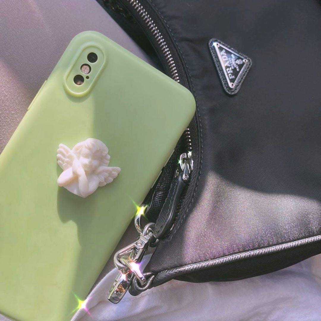 Angel Baby iPhone Case in Mojito Mint