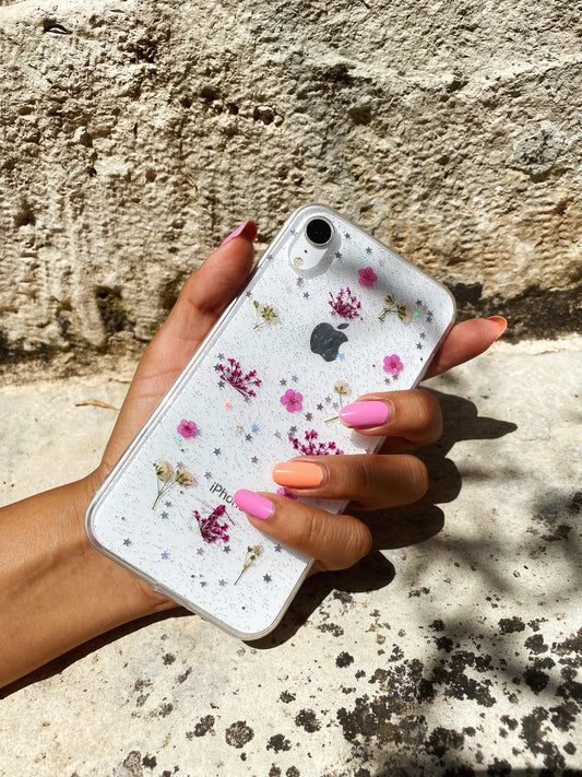 Darcy Floral iPhone Case in Candy Pink