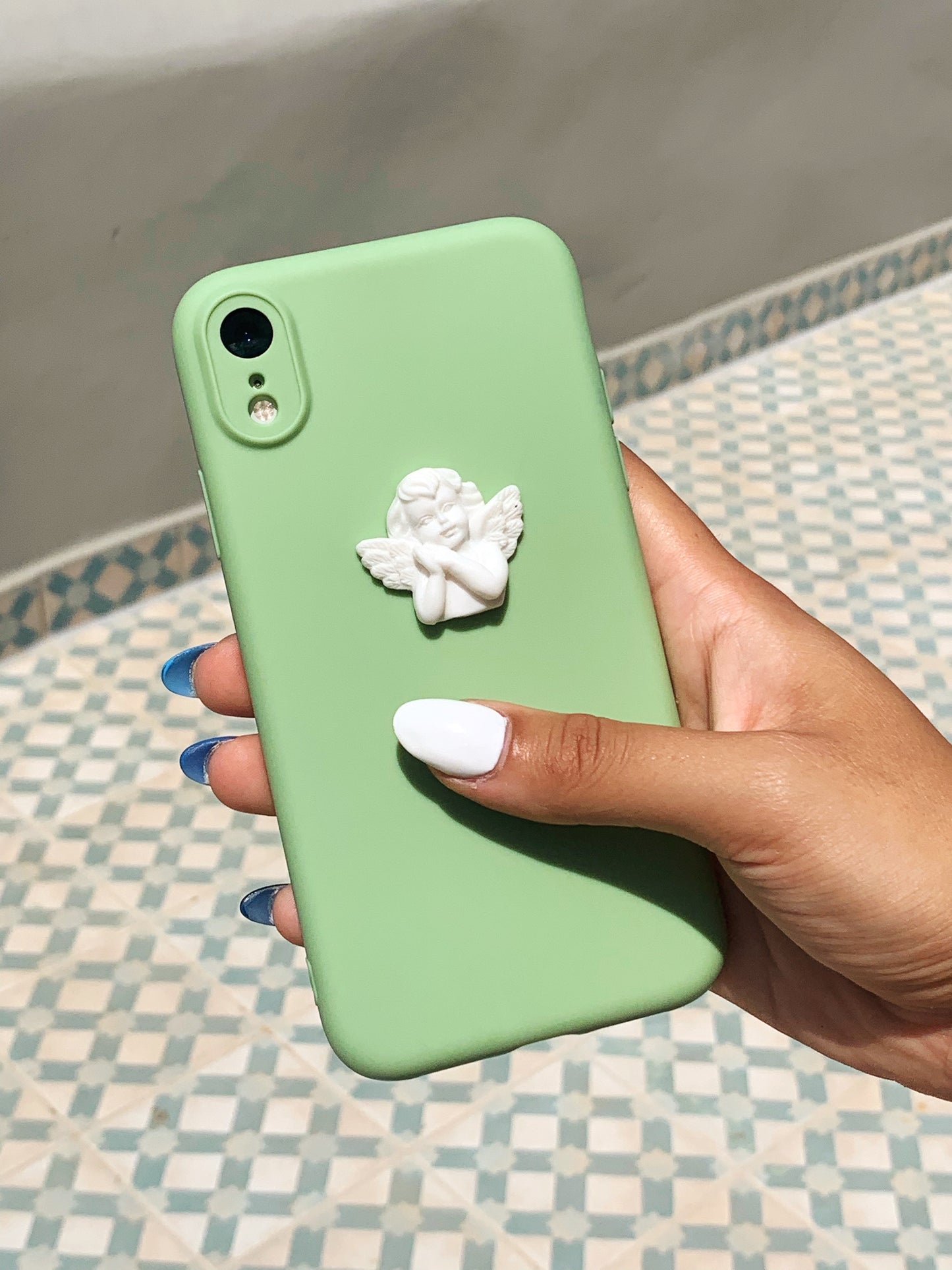 Angel Baby iPhone Case in Mojito Mint